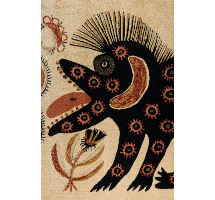 Килим «Чорний звір» (Марія Примаченко, 1936 р.)3
